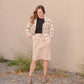 Brushed Plaid Wide Sleeve Patch Pocket Shacket Tops Hayden Los Angeles