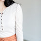 Brushed Slub Henley Puff Shoulder Long Sleeve Top Tops Z Supply