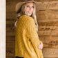 Bubble Sleeve Cable Knit Sweater - FINAL SALE Tops