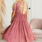 Burgundy Smocked Midi Dress - FINAL SALE Dresses