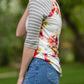 Buttery Soft Floral and Stripe Raglan Top Tops