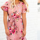 Buttery Soft Floral Midi Dress w/ Flyaway Sleeves - FINAL SALE Dresses