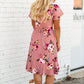 Buttery Soft Floral Midi Dress w/ Flyaway Sleeves - FINAL SALE Dresses