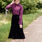Button Bridge Silky Mustard or Purple Top
