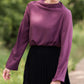 Button Bridge Silky Mustard or Purple Top