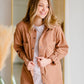 Button Down With Sleeve Jacket Shirt Be Cool Clay / S/M
