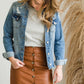 Button Front Faux Leather Midi Skirt - FINAL SALE Skirts