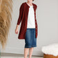 Button Front Shirred Waist Cardigan - FINAL SALE Layering Essentials
