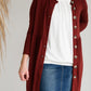 Button Front Shirred Waist Cardigan - FINAL SALE Layering Essentials