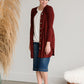 Button Front Shirred Waist Cardigan - FINAL SALE Layering Essentials