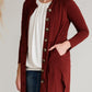 Button Front Shirred Waist Cardigan - FINAL SALE Layering Essentials