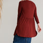 Button Front Shirred Waist Cardigan - FINAL SALE Layering Essentials