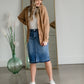 Button Front V-Neck Raglan Long Sleeve Cardigan Tops Staccato