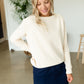 Button Neck Sweatshirt - FINAL SALE Tops