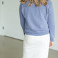 Button Neck Sweatshirt - FINAL SALE Tops