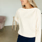 Button Neck Sweatshirt - FINAL SALE Tops
