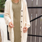 Button Up Long Knit Sweater Cardigan - FINAL SALE Tops