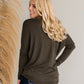 Button Up Tie Front Top - FINAL SALE Tops