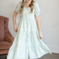 Button Up Tiered Midi Dress Dresses Mikarose