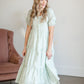 Button Up Tiered Midi Dress Dresses Mikarose