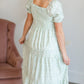 Button Up Tiered Midi Dress Dresses Mikarose