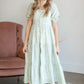 Button Up Tiered Midi Dress Dresses Mikarose