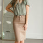 Button Up Top with Contrasting Detail Shirt Polagram