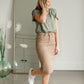 Button Up Top with Contrasting Detail Shirt Polagram
