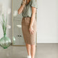 Button Up Top with Contrasting Detail Shirt Polagram