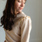 Byron Chai Lace Shoulder Detail Sweatshirt Tops Heartloom