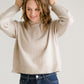 Cable Sleeve Hooded Sweater - FINAL SALE Tops