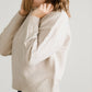 Cable Sleeve Hooded Sweater - FINAL SALE Tops