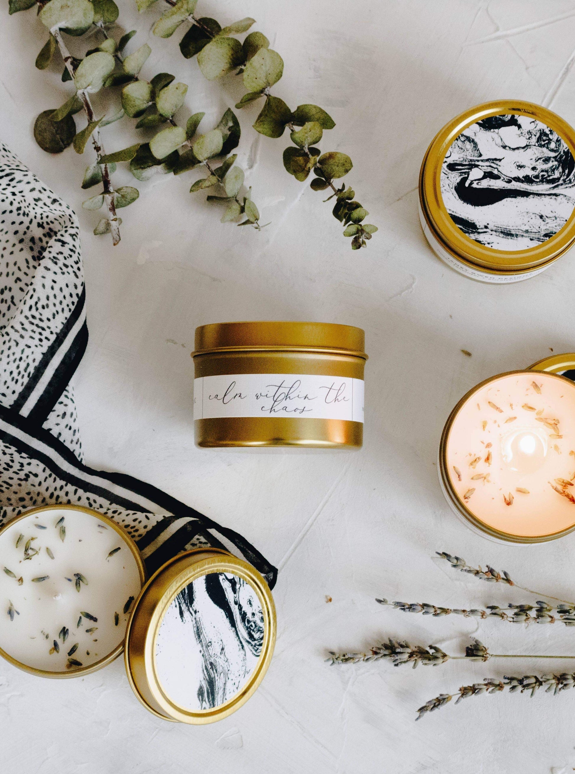 Calm Within The Chaos Mini Soy Candle Home & Lifestyle