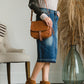 Camel Faux Leather Bootie - FINAL SALE Dresses