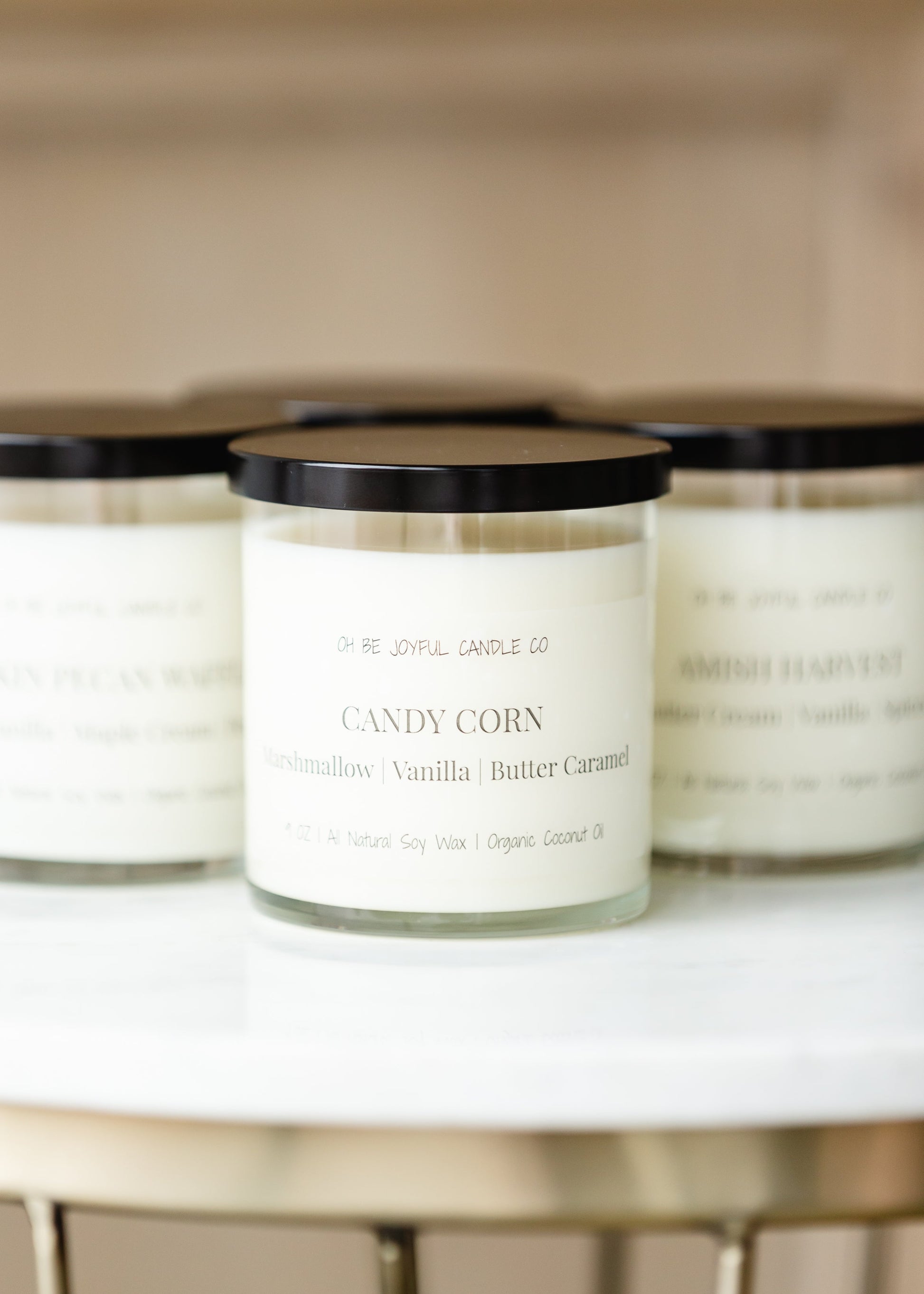 Candy Corn Soy Candle Accessories