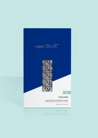 Capri Blue® Volcano Fragranced Car Diffuser + Refill Accessories