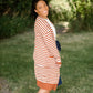 Caramel Striped Long Sleeve Cardigan - FINAL SALE Tops