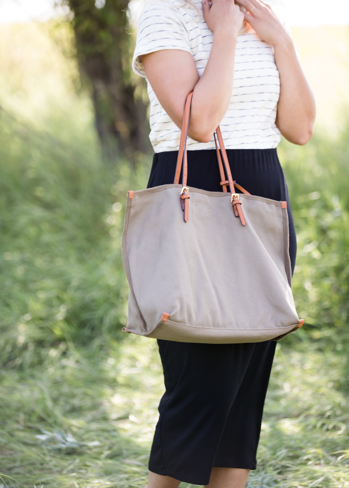 Cargo Fabric Shopper Bag - FINAL SALE Accessories