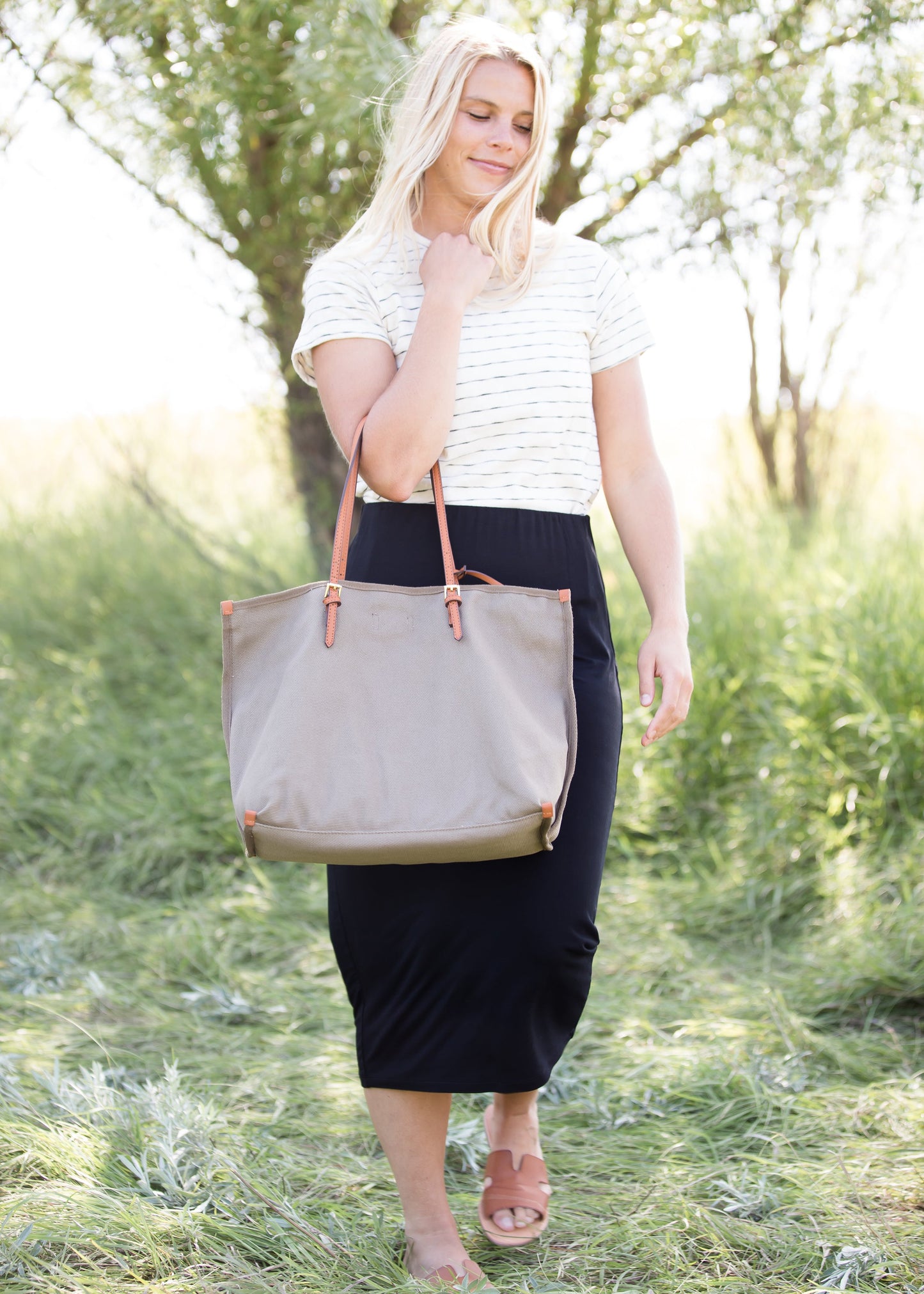 Cargo Fabric Shopper Bag - FINAL SALE Accessories