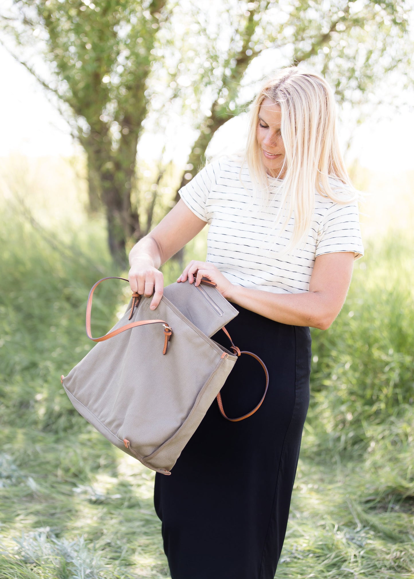 Cargo Fabric Shopper Bag - FINAL SALE Accessories