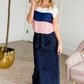 Caroline Paper Bag Tie Denim Jean Skirt - FINAL SALE Skirts