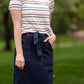 Caroline Paper Bag Tie Denim Jean Skirt - FINAL SALE Skirts