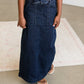 Caroline Paper Bag Tie Denim Jean Skirt - FINAL SALE Skirts