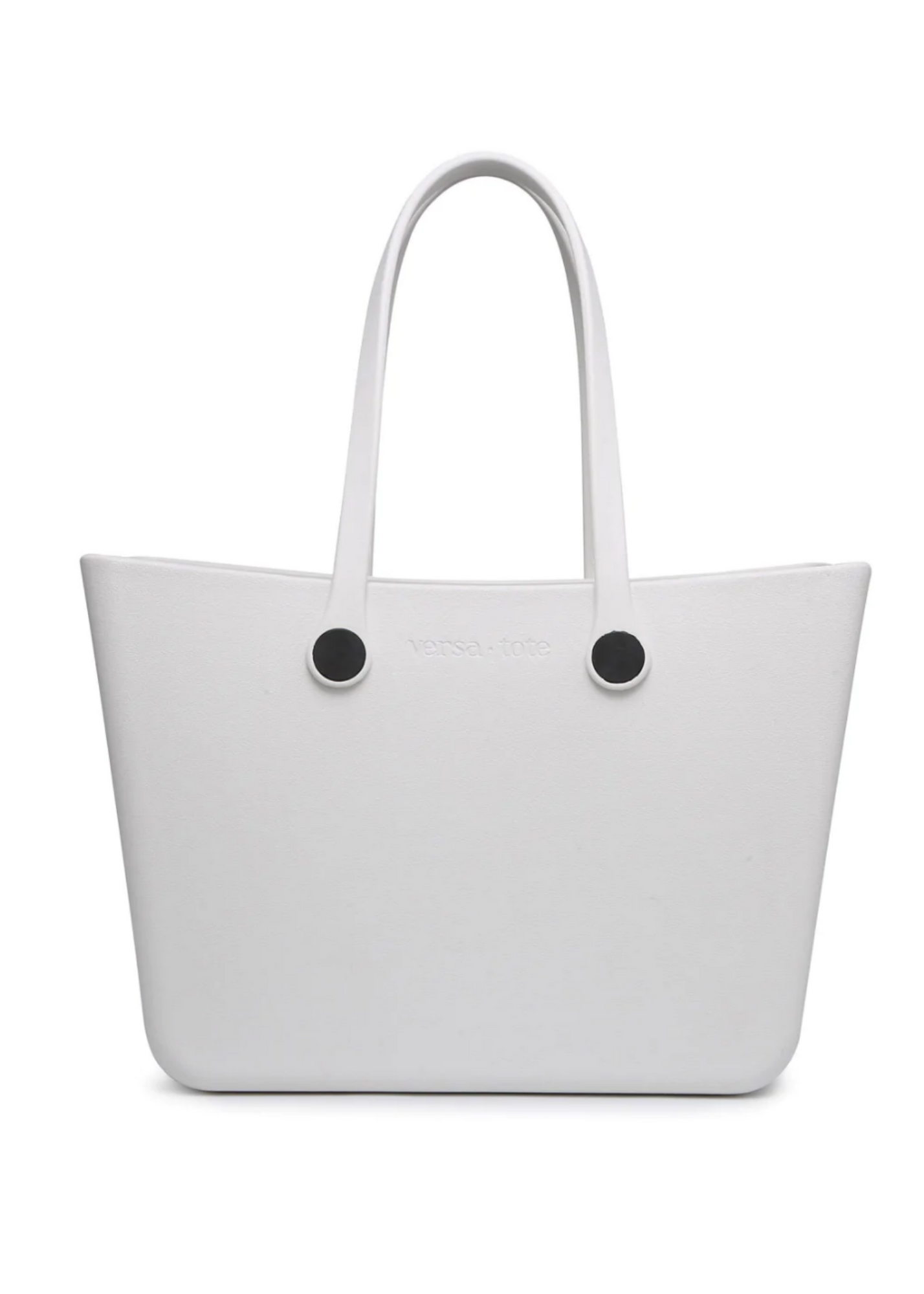 Carrie Versa Tote with Interchangeable Straps Accessories White