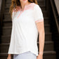 Coral Embroidered Modest Top 