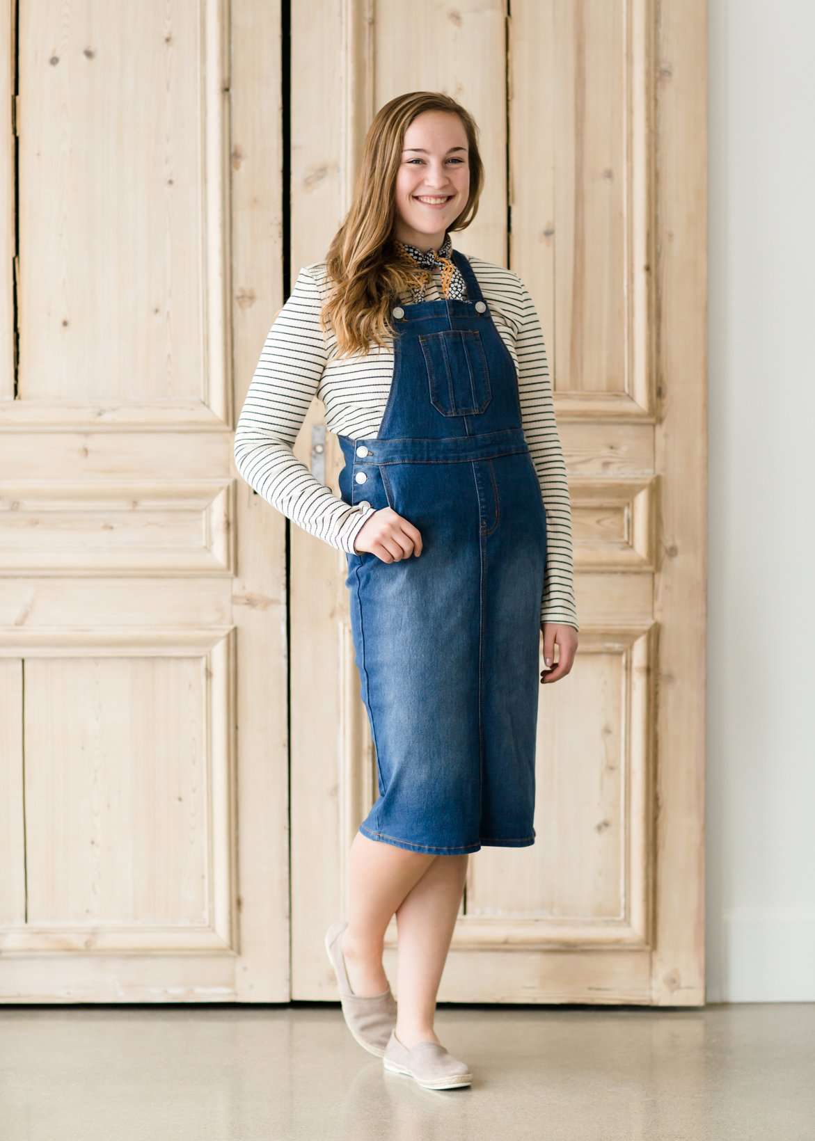 Casual Denim Overall Dress Dresses