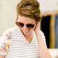 Tortoise frame uva/uvb protection sunglasses