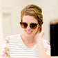Tortoise frame uva/uvb protection sunglasses