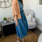 Chambray Button + Belted Midi Dress - FINAL SALE Dresses