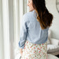 Chambray Style Denim Top - FINAL SALE Tops